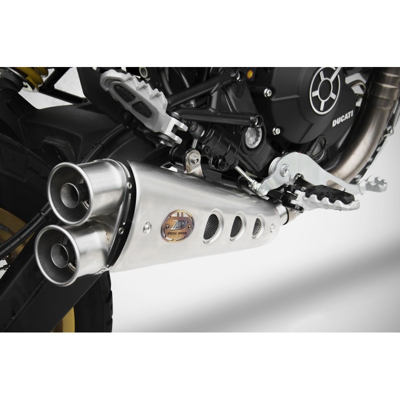 ZARD Low Mounted Special Edition Slip-on Exhaust for Ducati Scrambler